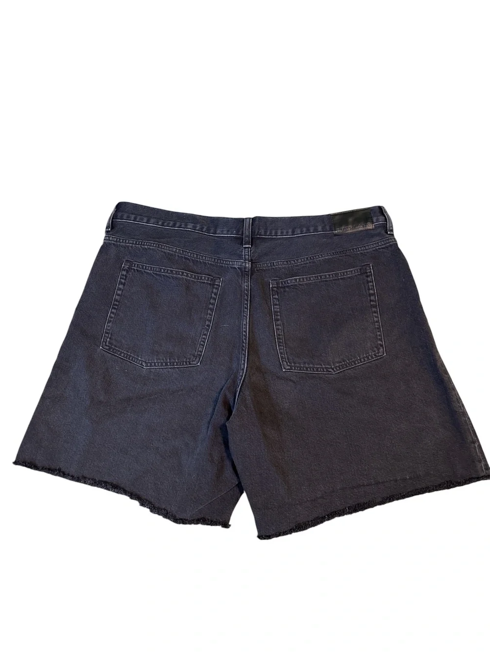 Everlane OG Baggy Jean Short Washed Black 33